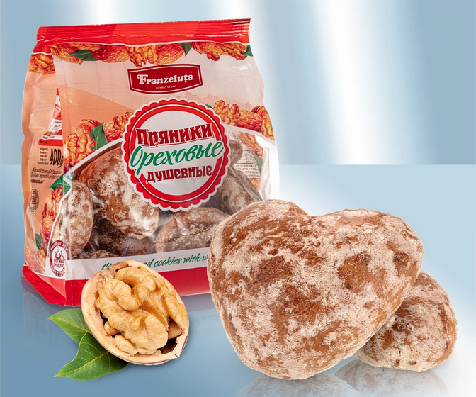 Gingerbread with peanuts, 400g/Пряники с арахисом, 400г