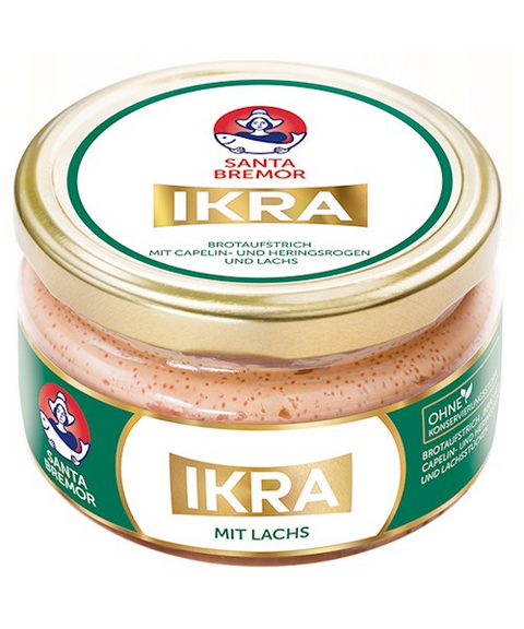 SB Nr.2 Capelin-Kaviar mit Lachs gerauch. 160g Паста Сельдь с копчённым лососем 160г SB