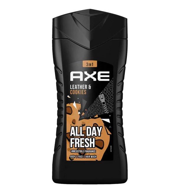 Axe Shower Gel 250ml Collission Leather & Cookies
