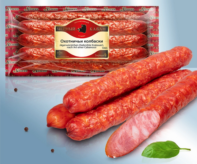 Chasseur sausage Okhotnichji Kolbaski, 300g/Охотничьи колбаски, 300g