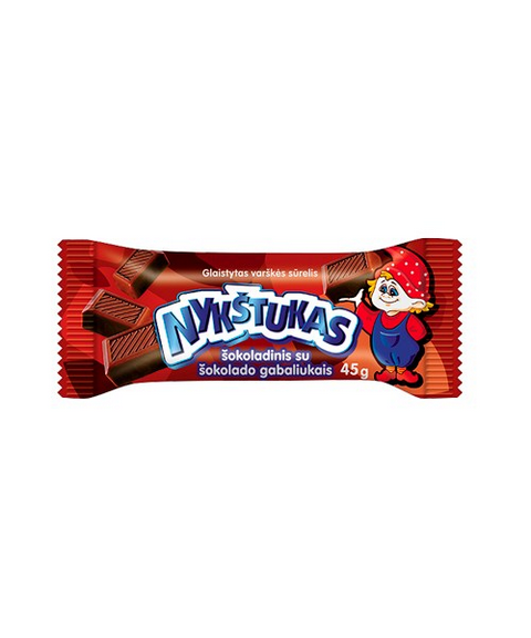 Nykstukas Quarkriegel in Glasur Schoko 45g - Творожки в глаз.с кус.шокол.45г 