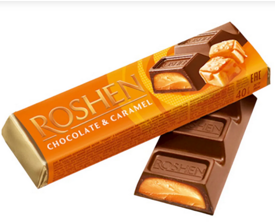 Batonchik karamel Roshen