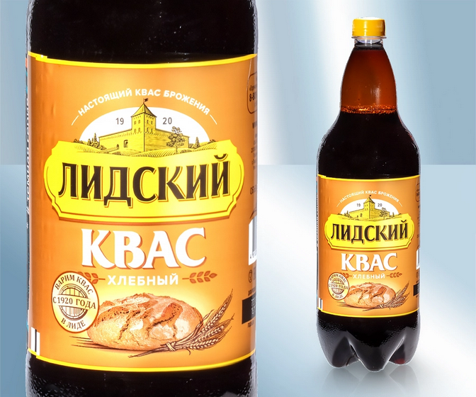 Malt drink "Lidskij Bread" partially fermented, 1500ml/Квас "Лидский Хлебный", 1500мл