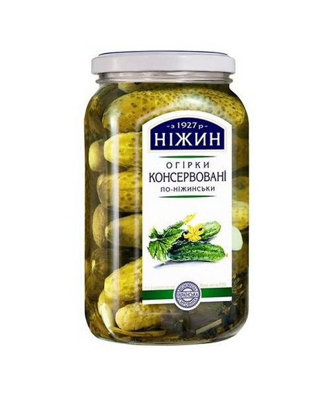 Nezhin Gurken po-nezhynski 7-9cm 920g - Огурцы консер. по-нежински 7-9 см 920г Nezhin