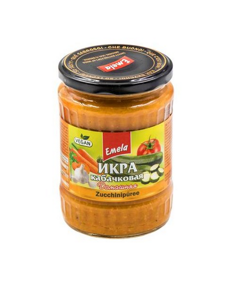Emelja Zucchinipueree Domaschnaja 540g U - Икра кабачковая домашняя 540г Emelja