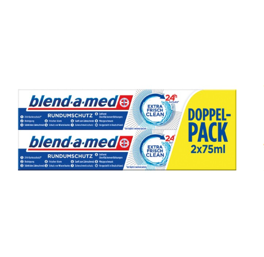 Blend a med toothpaste 2x75ml extra fresh