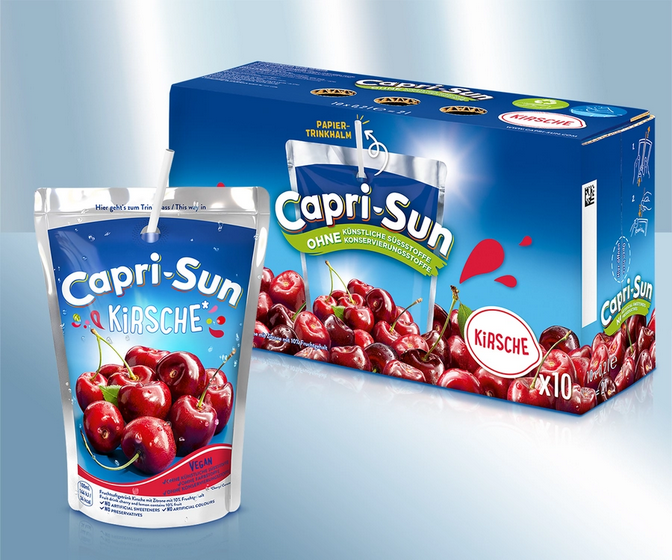 Drink "Capri-Sun", Cherry, 200ml/Напиток "Capri-Sun", вишня, 200мл