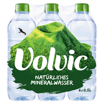 Volvic Natürliches Mineralwasser Naturell 24 x 0,5 l Flaschen