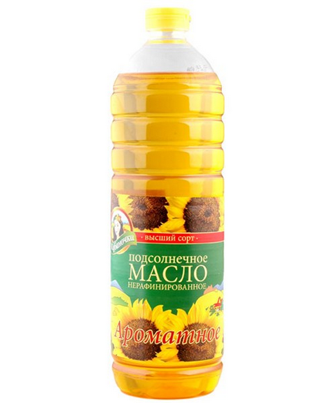 KUB Sonnenblumenoel Aromatnoe unraf. 1L - Масло подсолн. Ароматное нерафинир. 1л KUB
