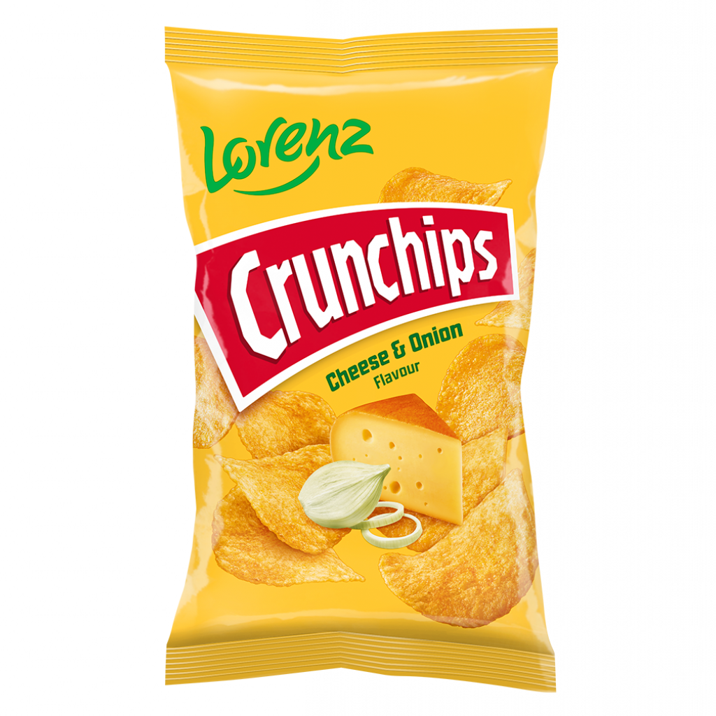 LORENZ CRUNCHIPS CHEESE & ONION 130 G