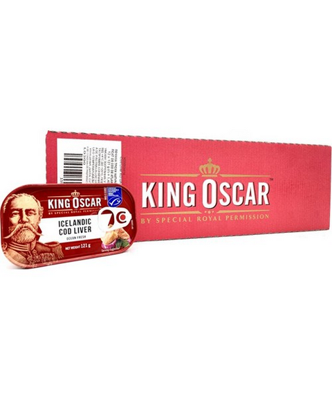 Dorschleber King Oskar/Norwegen 121g - Печень трески Норвегия 121г 
