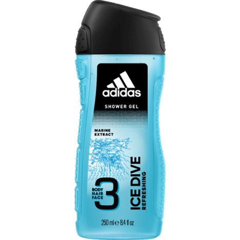 Adidas Shower 250ml 3in1 Ice Dive