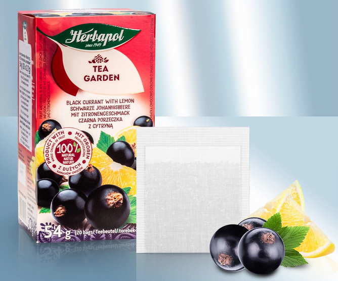 Blackcurrant with lemon tea, 54g/Чай из черной смородины с лимоном, 54г