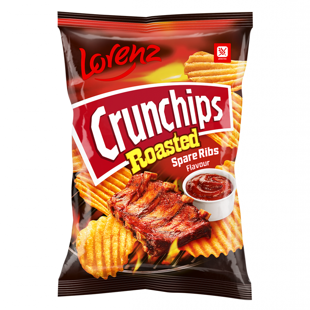 LORENZ CRUNCHIPS ROASTED SPARE RIBS 120 G