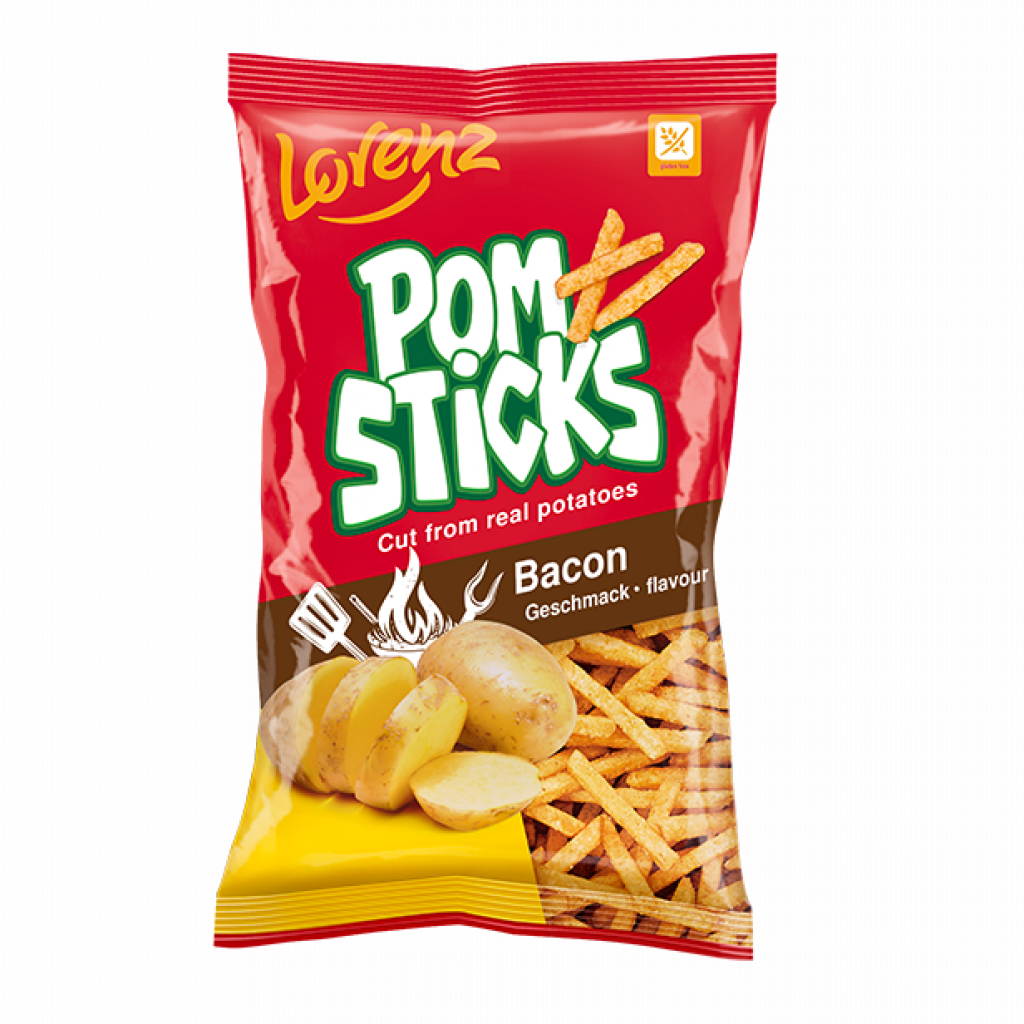LORENZ POMSTICKS BACON 85 G