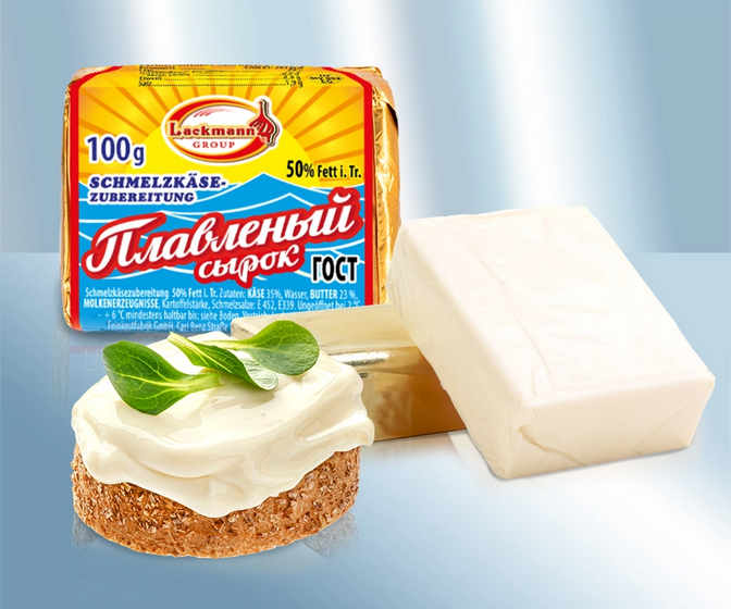 Melted cheese 50% fat in dry matter, 100g/Сырок плавленный 50% жир., 100г