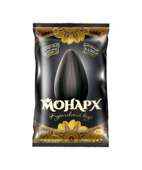 MONARCH Sonnenbl.Kerne XXL geroestet schwarz 250g - Семечки подсолн.жар.чёрные XXL 250г МОНАРХ
