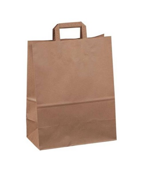 Papiertragetaschen 32x17x44cm,braun - Бумажные пакетики 320+170х440мм коричневый 
