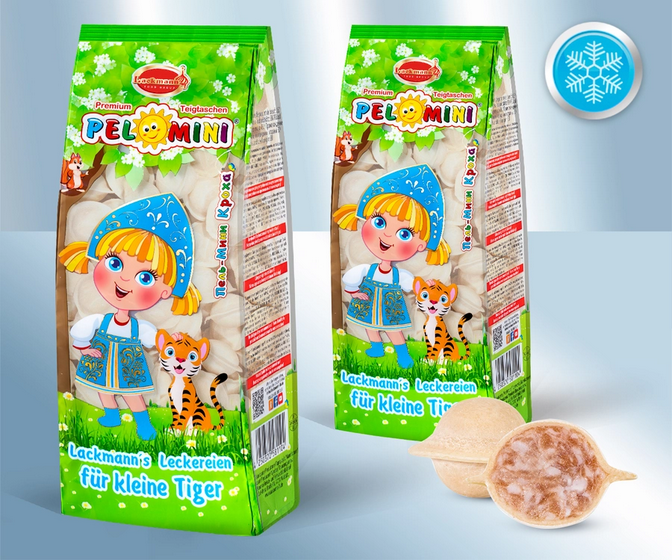 Dumplings Pel-Mini Krokha (ground pork), 900g/Пель-Мини Кроха со свиным фаршем, 900g