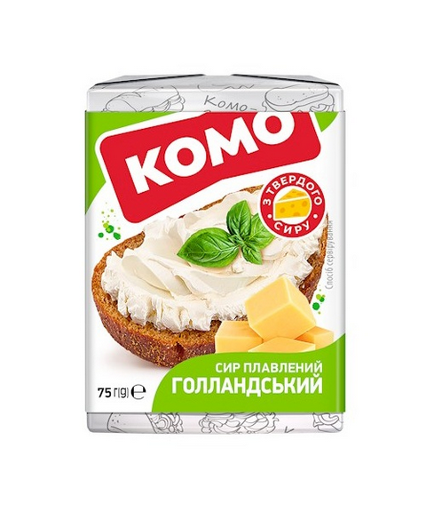 Komo Schmelzkaese Hollandisch 75g 35%Fett - Сырок плавленный Голландский 75г 35% Komo