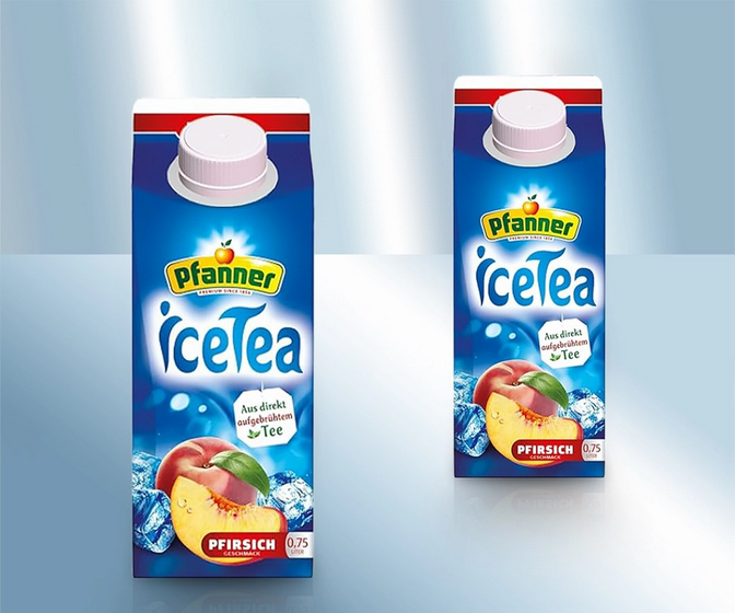 Black tea drink with peach flavour, 750ml/Напиток чайный, черный со вкусом персика, 750мл