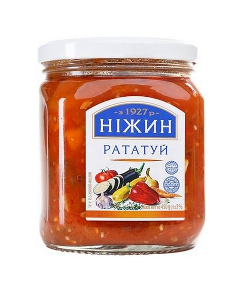 Nezhin Ratatouille 450g Glas - Нежин Рататуй 450г стекло