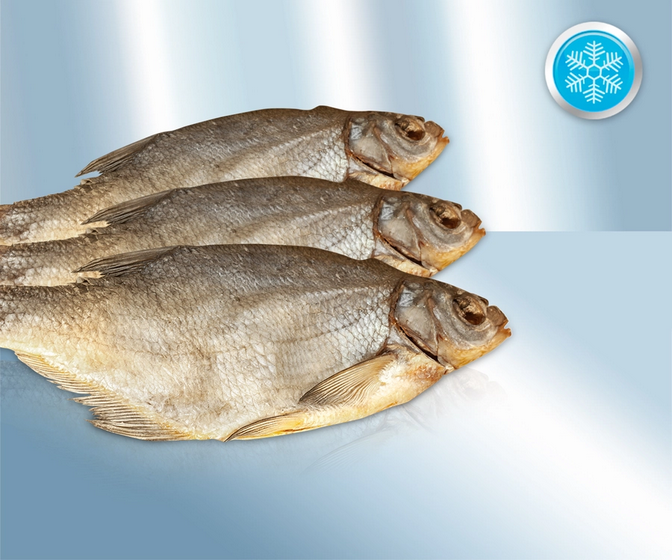 Crucian carp dried, ca.3000g RU: Карась потрошеный, вяленый, ca.3000g