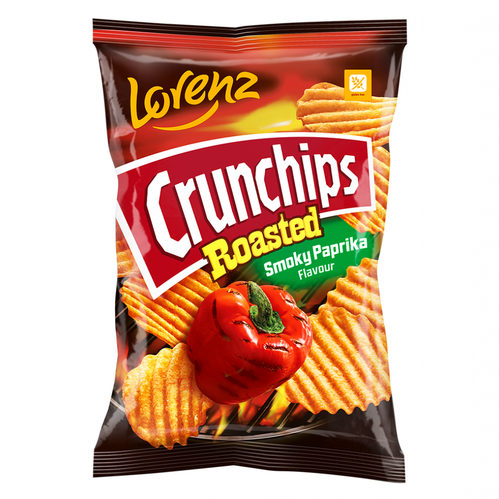 LORENZ CRUNCHIPS ROASTED SMOKY PAPRIKA 120 G