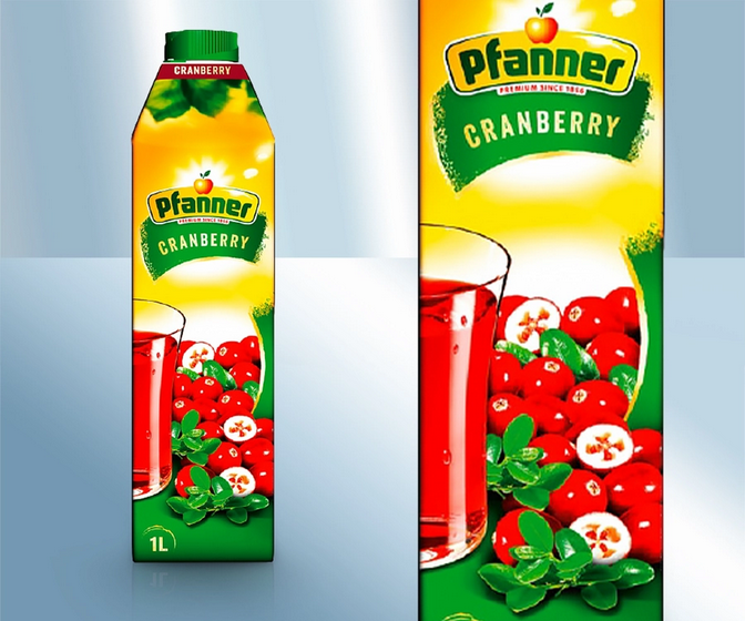 Cranberry drink, 8 * 1000ml RU: Напиток клюквенный, 8 * 1000мл