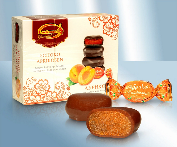 Dried apricots in chocolate, 200g/Абрикос в шоколаде, 200г