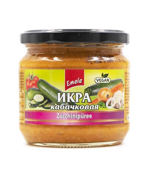 Emelja Zucchinipueree 350ml U - Икра кабачковая 350мл Emelja
