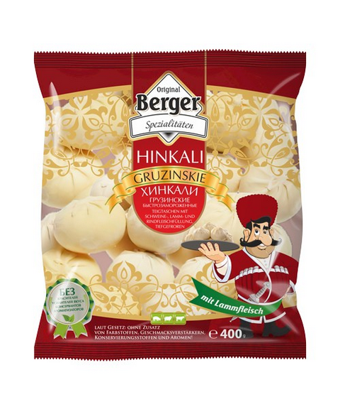 BERGER Hinkali 400g TG - Хинкали 400г замор. BERGER