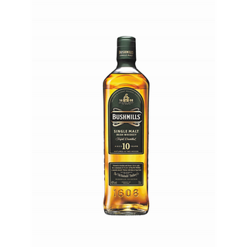 Bushmills Single Malt Irish Whiskey 40 % Vol. Aged 10 Years 0,7 l Flasche