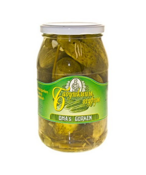 Omas Gurken Klassik 900ml - Огурцы Бабушкины классические 900мл 